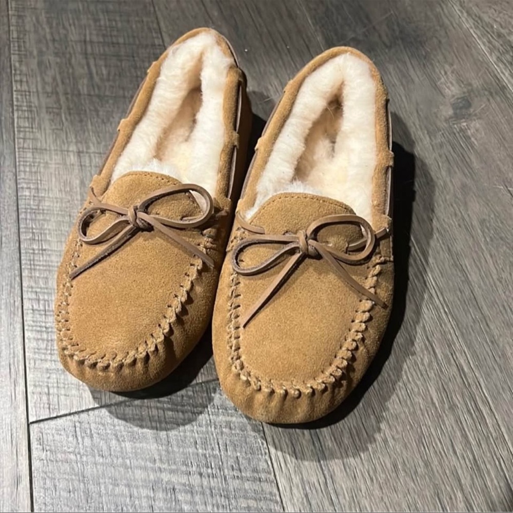 UGG Tan Kids Slippers